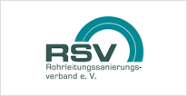 Logo des RSV, Rohrleitungssanierungsverband e. V.